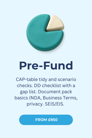 Startup Pre-funding Legal Expertise Image